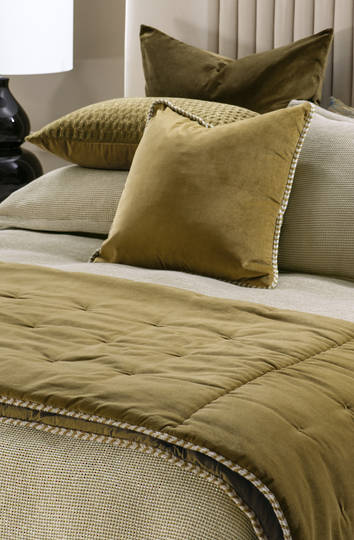 Bianca Lorenne - Treccia Olive Comforter (Cushion - Eurocases Sold Separately)